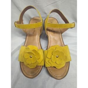 Mariella Women Shoes sandals Dark Yellow Wedge Size 8.5